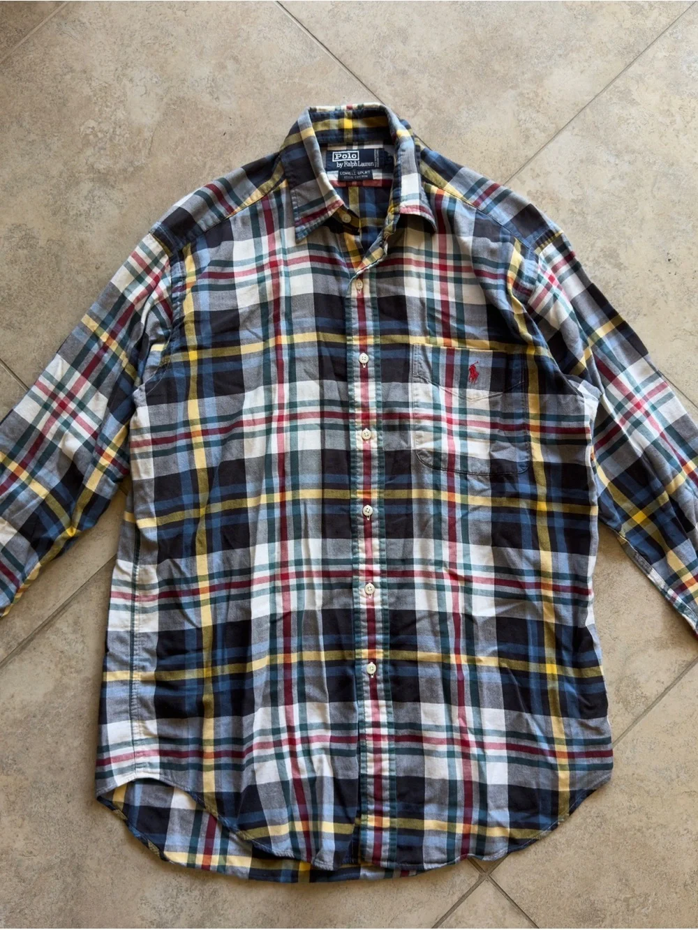 Polo by Ralph Lauren Multicolor Plaid Button-Down Shirt with Red Pony
